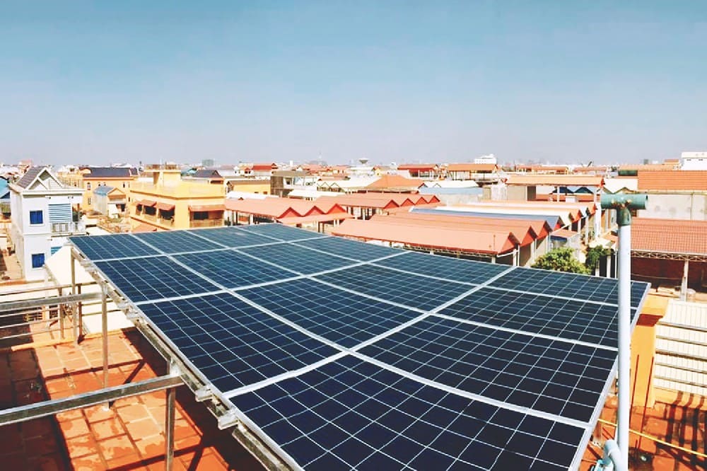 Phnom Penh, Camboja - Sistema de armazenamento fotovoltaico residencial